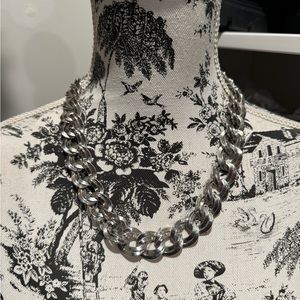 Silver Chain Link Necklace